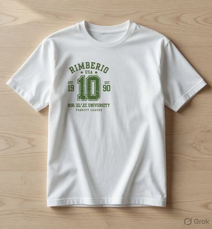 Vintage Varsity Graphic Oversized unisex T-Shirt – Rimberio 10 Print