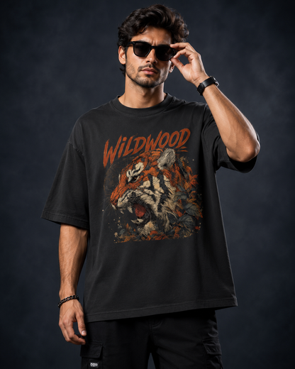 Wildwood Roaring Tiger Oversized T-Shirt | Premium Urban Streetwear