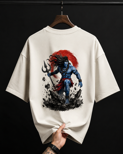 Wildwood mahadev Edition Unisex Terry Oversized Tee(LIMITED)