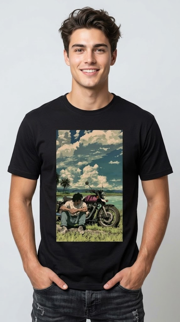 Wildwood biker peace unisex Tshirt